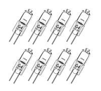 Haraqi Ampoule Halogene G4, Ampoule G4 Blanc Chaud 12V 20W, 2800K, 240LM, Intensité Variable, LampeHalogene, Lampe à Capsule Transparente pour Puck Light, lustre- Pas de scintillement Paquet de 8