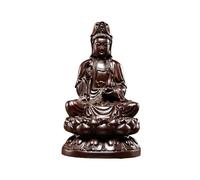 HARAY Statue Feng Shui Sculpture de Bouddha en Bois de Santal, ameublement de Maison, Salon, décoration d'entreprise, décoration Feng Shui Déco Zen(Grand)