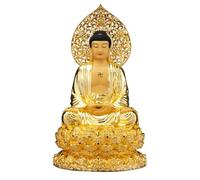 HARAY Statue Feng Shui Statue de Bouddha en cuivre Pur, décoration Feng Shui for la Maison, Le Salon, l'entrée, Le culte Zen Déco Zen(Grand)