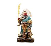 HARAY Statue Feng Shui Statue de culte Guan Gong, Ornement de Dieu de la Richesse Peint en cuivre Pur for la Maison, société Ouverte for Attirer la Richesse Déco Zen(Grand)