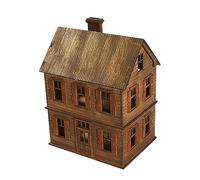 harayaa 1/72 Modèles de Construction Européens Maquettes de Construction Miniature d'Architecture de Diorama Maquettes de Maison Modèle de Scène Jouets Éducatifs