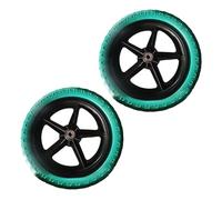 harayaa 1 Paire de Roues de Draisienne, Non Gonflables, pour Réparation et Entretien, Vert