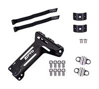 harayaa 1 Support Bidon Vélo Adaptateur Double Porte-Bouteille Extension Selle Support Aluminium Fonction Réglable Convient Vélo Route VTT Déplacement