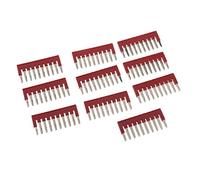 harayaa 10 Pièces Barrette Insertion Blocs Bornes Alimentation Matériau Plastique Compatible DK2.5N Adapté pour Tableaux Distribution