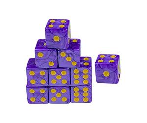 harayaa 10 Pièces Dés à Plusieurs Faces Dés D'Apprentissage à 6 Faces Blancs Dés Mathématiques pour Jeux de Calcul Adaptés à La Pratique Pédagogie Animations