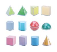 harayaa 12 Blocs de Formes Géométriques pour Apprendre à La Maison