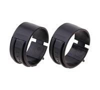 harayaa 2 Paires Adaptateur Collier Avant Vélo Bande Anneau Fixation VTT Route Pratique Montage Simple Convient pour Cyclisme, Plastique, comme décrit