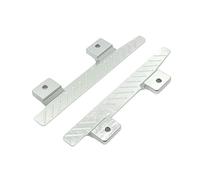 harayaa 2 Pédales pour Voiture RC, Marchepieds Latéraux En Aluminium pour Modèles Réduits MN82, LC79 et MN78. Installation Facile, argent