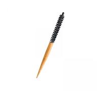 harayaa 2 Petites Brosses Rondes, Brosses à Friser, Brosses à Cheveux, Mini Peignes Ronds pour Franges, Coiffures, Barbe, Brushing, 3 pièces