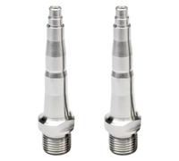 harayaa 2 Pièces Axe de Pédale de Vélo Remplacement d'Axe Broche de Rechange Axe de Repose-Pieds en Alliage pour la Fiabilité Approprié pour, 73mm