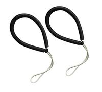 harayaa 2 Pièces Dragonne Poignée Main Plongée Sangle Poignet Réglable Nylon Cordon Sécurité Emulsion Boucle pour Fixer Caméra Lampe Utilisable Photographie S, Noir