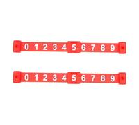harayaa 2 Tableaux de Score pour -foot de Table, Tableau de Score pour -foot Enfant (0-9 Ans), Accessoires pour -foot, Rouge