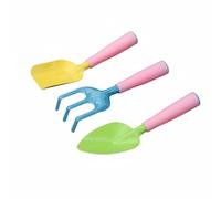 harayaa 3 Pièces Pelle de Jardin pour Enfants Ensemble Outils Truelle Bêche Râteau Conception Légère Adaptée aux Petites Mains Jeu et Découverte Convient à Jardin Enfants Cour Parc, Princesse 3PCS
