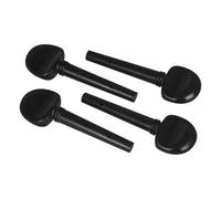 harayaa 4 Pièces Chevilles de Violoncelle 4 4 Chevilles Mécaniques Accessoires Finition Vintage à Têtes Ergonomiques en Ébène pour Réglage Fiable et Adaptées aux Interprètes Scènes Luthiers