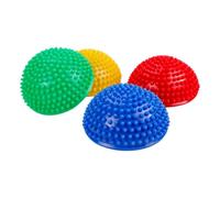 harayaa 4 Pièces Enfants Balle Sensorielle Jouet d'Équilibre Dôme à Marcher Pierre à Picots Formation de l'Équilibre PVC Adapté aux Crèches Salles de Jeux Motricité à Domicile Rééducation Pédiatrique