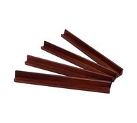 harayaa 4 Pièces Support de Tuile de Mahjong Porte-tuiles de Mahjong Plateau Organisateur Chevalet Stable avec Esthétique Élégante Adapté pour Les Joueurs et, 230x20mm