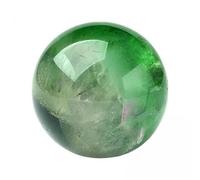 harayaa 4x, Sphère Décorative Transparente, Figurine Sculptée En Fluorite pour Shui et La Méditation Au Bureau