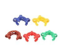 harayaa 5 Pièces Polyacetal Clips de Connexion Clamp Plastique pour Joint Conique Pince Standard pour Fixation de Verrerie Offre Protection Contre Séparation, Comme Montré, 34mm