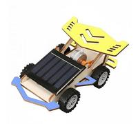 harayaa 5 Pièces Voiture Éducative Kit Voiture Solaire Modèle à Construire Jeu Scientifique Bricolage Module Photovoltaïque Bois Assemblage Guidé Défi Intelle, 5 pièces