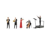 harayaa 5x Scènes Miniatures à L'échelle 1/64, Projets de Bricolage, Figures Humaines, Style A