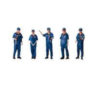 harayaa 5x Scènes Miniatures à L'échelle 1/64, Projets de Bricolage, Figures Humaines, Style C