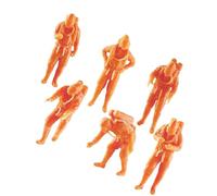 harayaa 6x Miniatures Modèles Figures Minuscules Personnes Debout Modèles de Films D'accessoires de Films Créatifs Réaliste pour Les Projets Artistiques Acces, 2,8 cm de hauteur