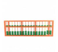 harayaa Abacus Enseignement Boulier Manipulation Verticale Rectangulaire Deux Rangées Perle Calcul Simple Convient aux Écoles, Boulier De Démonstration Un En Haut, Quatre En Bas