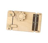 harayaa Accessoire pour Tableau D'activités, Jouet Sensoriel En Bois à Monter Soi-même, Outil D'éveil, Développement de La Motricité Fine, Jeu éducati, Porte