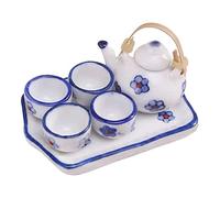 harayaa Accessoires Miniatures pour Décorer Une Scène de Théière Ou de Tasse à Faire Soi-même, Blanche