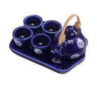 harayaa Accessoires Miniatures pour Décorer Une Scène de Théière Ou de Tasse à Faire Soi-même, Bleu Marine