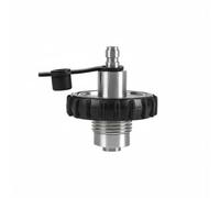 harayaa Adaptateur Bouteille de Plongée DIN 8 Mm Gonfleur Connecteur Raccord Construction Acier Inoxydable avec Capuchon Protecteur et Molette pour