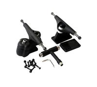 harayaa Adaptateur de Bracket de Surf avec Kit de Ressort et Plaques de Base pour Direction Fluide en Métal Robuste Adapté pour Montage de Planche à roulettes