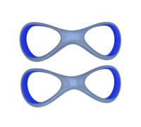 harayaa Aide d'Entraînement à la Natation Palette Bracelet Élastique Sangle d'Avant-Bras de Coude en PP TPE pour Renforcer la Mémoire Gestuelle Adaptée aux, Gris Argenté, S