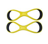 harayaa Aide d'Entraînement à la Natation Palette Bracelet Élastique Sangle d'Avant-Bras de Coude en PP TPE pour Renforcer la Mémoire Gestuelle Adaptée aux, Jaune, S