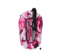 harayaa Aile de Plongée en Nylon Compensateur de Flottabilité Aile Équilibratrice Aile Donut Cellule d'air Revêtement Cordura TPU avec Fentes Carrées 4 Pouces , Camouflage Rose