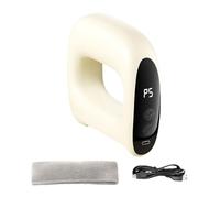 harayaa Anneau de Fascial Vibrant 3-en-1 avec Chauffage, Masseur Corporel Électrique pour Dos, Épaules et Taille, Appareil de Massage Musculaire pour Fitness et Relaxation à Domicile, 5 Vitesses Blanc