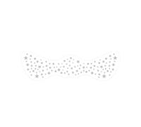 harayaa Autocollant Visage Imperméable Stickers Visage Tatouage Éphémère Décalcomanie Paillettes Étanche Effet Scintillant Mise en Beauté Rapide sans Dessin, Motif QBLT-002 Étoiles