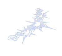 harayaa Autocollants Latéraux pour Voitures, Résistants Aux Rayures, Application Facile, Autocollants pour Camping-Cars, SUV et Camions, Blanc