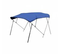 harayaa Auvent de Bateau Bimini Toit Canopy Pare-Soleil Pare-Pluie Abri Pliant en Oxford 600D Imperméable avec Tubes Ø25mm en INOX 316 et Aluminium Convient à, 4-Beam-02