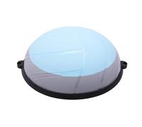 harayaa Balance Training Ball Demi Sphère Dôme d'Équilibre Ballon d'Exercice Plateforme de Stabilité Texture à Panneaux Relevés pour Meilleur Grip et Sécurité, Gris Et Bleu