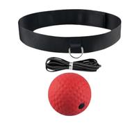 harayaa Bandeau pour Balle de Réflexe de Boxe, équipement de Boxe, équipement de Boxe MMA, Balles de Réaction, Sac de Frappe pour La Maison Ou La Salle, Rouge