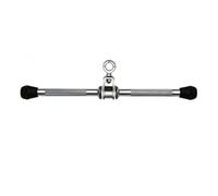 harayaa Barre D Entraînement Fitness Poignée de Traction Accessoire de Câble Poignée de Tirage Poignée de Rameur Métal A3 avec , Barre Droite 60 14CM