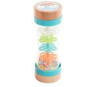 harayaa Bâton Pluie Percuion Calmant Bâton Pluie en Bois Apaint Shaker Cylindrique en Bois pr Activité Calme, Bleu