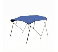 harayaa Bimini Top Bateau Canopy Abri Pare Soleil Bâche Marine Pliable Étanche Tissu Oxford 600D Support Robuste Mâts Tendus Stabilité Raffales Convient Pêche Détente Navigation, Style to 4