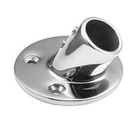 harayaa Boat Handrail Base INOX Robuste Compatible avec Bateau Accessoire de 60 Degrés Pièce de Rechange Pratique Installation Facile Adapté pour Yacht Navire, 22mm