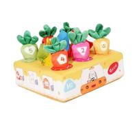 harayaa Boîte à Mouchoirs pour Bébé, Tapis En Forme de Carotte, Mouchoirs Froissés Multifonctionnels, Activités Créatives pour Développer La Motricité Fine Mo, ours