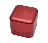 harayaa Boîte de Craie pour Billard Solide et Portable en Alliage D'Aluminium Protège Les Craies et Améliore L'Expérience de Jeu Recommandée pour Les Joueurs, Rouge