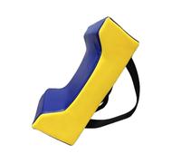 harayaa Bouclier d'Entraînement Tapis de Choc Coussin de Blocage Cible de Plaquage Mousse Forme Courbe Absorbe et Dissuade l'Impact Adapté aux Exercices de, Bleu Et Jaune, Adulte 80 40 23