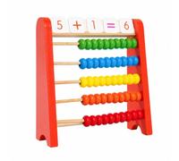 harayaa Boulier Éducatif Enfant Boulier Compteur Jouet Maths Cadre de Comptage avec Cartes Mathématiques en Bois pour Découverte des Chiffres et Opérations