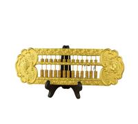 harayaa Boulier en Laiton Traditionnel Chinois avec Cadre Gravé Ornemental et Perles pour Décoration Bureau